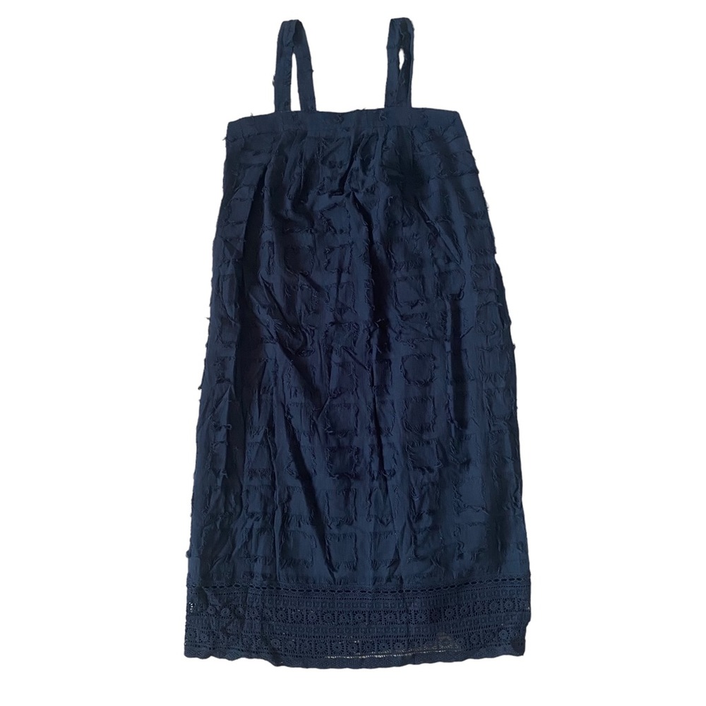 NWT CLC By Corey Lynn Calter Maryl Black Fringe Eyelet Sun Dress Pockets Small - Picture 4 of 11